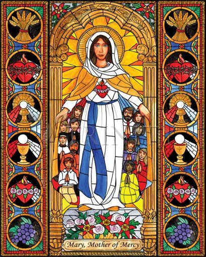 Mary, Mother of Mercy - Giclee Print by Brenda Nippert - Trinity Stores