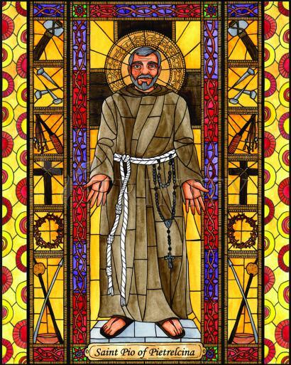St. Padre Pio - Giclee Print by Brenda Nippert - Trinity Stores