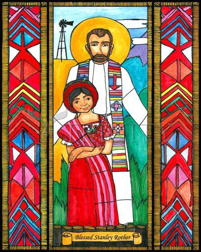 Bl. Stanley Rother - Giclee Print by Brenda Nippert - Trinity Stores
