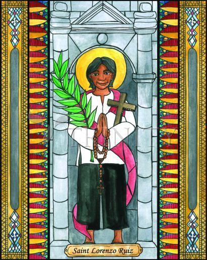 St. Lorenzo Ruiz - Giclee Print by Brenda Nippert - Trinity Stores