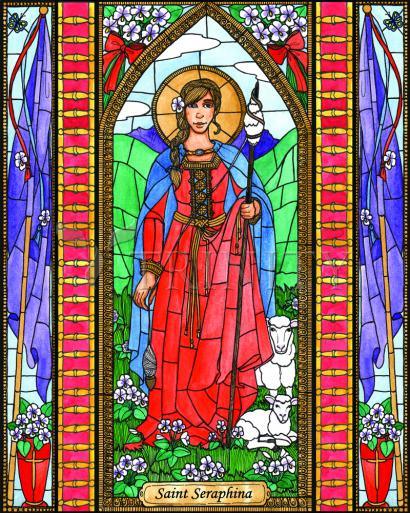 St. Seraphina - Giclee Print by Brenda Nippert - Trinity Stores