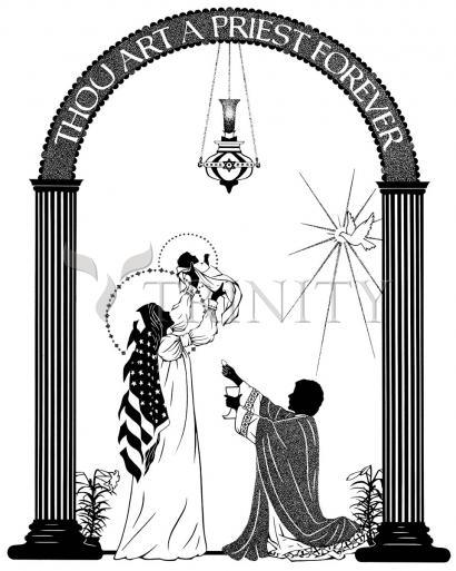 Thou Art A Priest Forever - Giclee Print by Dan Paulos - Trinity Stores