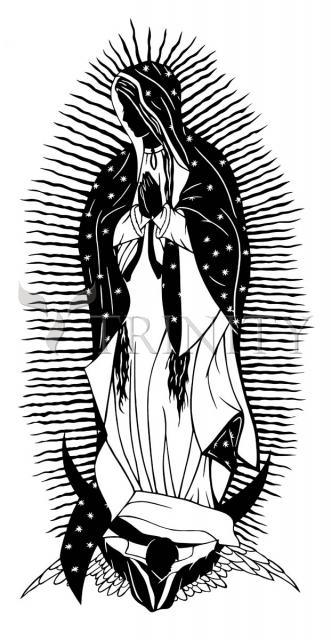 Our Lady of Guadalupe - Giclee Print by Dan Paulos - Trinity Stores