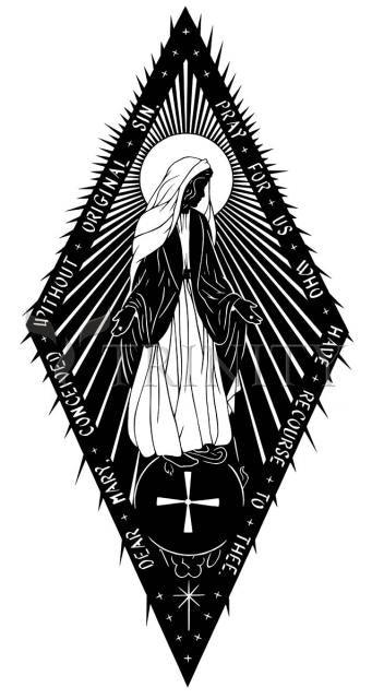 Miraculous Medal - Giclee Print by Dan Paulos - Trinity Stores