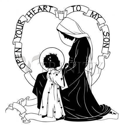 Open Your Heart To My Son - ver.1 - Giclee Print by Dan Paulos - Trinity Stores