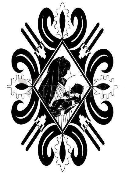 Pueblo Madonna - Giclee Print by Dan Paulos - Trinity Stores