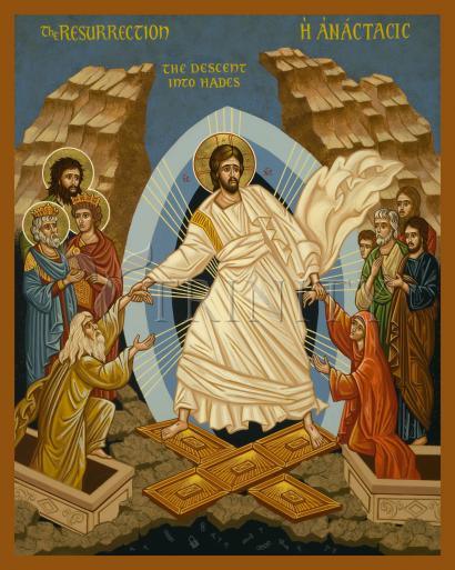 Resurrection - Descent into Hades - Giclee Print by Julie Lonneman - Trinity Stores