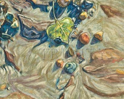 Leaf in Mud - Giclee Print by Lewis Williams, OFS - Trinity Stores