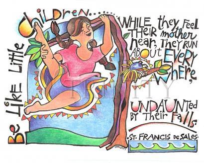 Be Like Little Children 3 - Giclee Print by Br. Mickey McGrath, OSFS - Trinity Stores