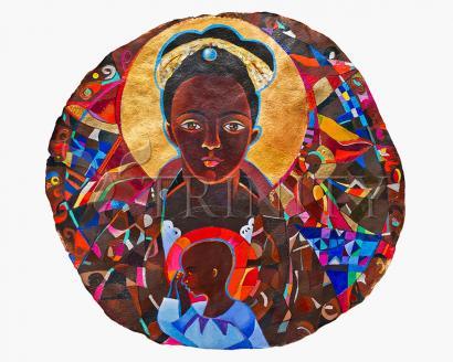 Black Madonna Mandala - Giclee Print by Br. Mickey McGrath, OSFS - Trinity Stores