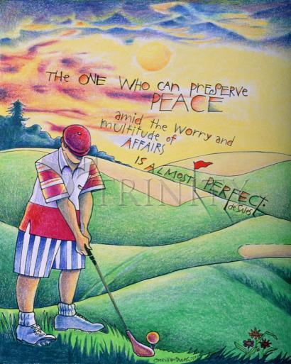Golfer: The One Who Can - Giclee Print by Br. Mickey McGrath, OSFS - Trinity Stores