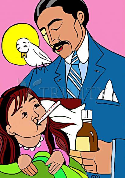 Ven. José Gregorio Hernández - Giclee Print by Br. Mickey McGrath, OSFS - Trinity Stores