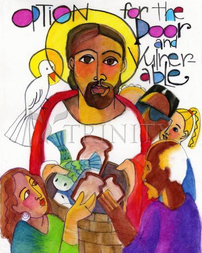 Option for the Poor and Vulnerable - Giclee Print by Br. Mickey McGrath, OSFS - Trinity Stores