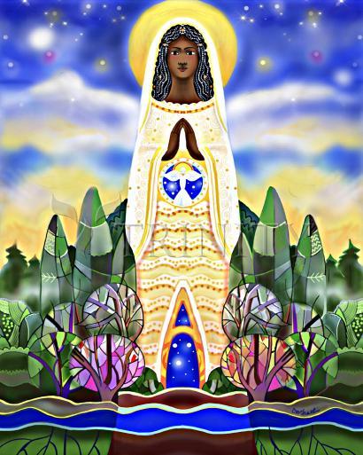 Mary, Tower of Power - Giclee Print by Br. Mickey McGrath, OSFS - Trinity Stores