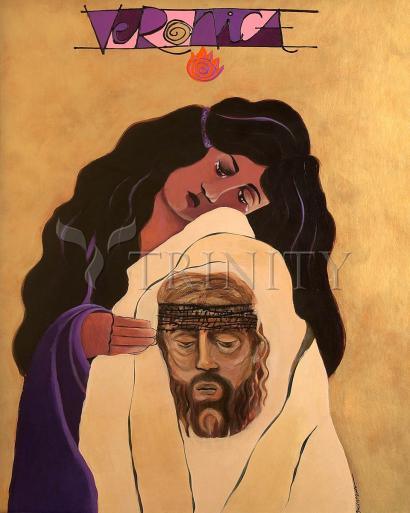 St. Veronica - Giclee Print by Br. Mickey McGrath, OSFS - Trinity Stores