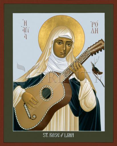 St. Rose of Lima - Giclee Print by Br. Robert Lentz, OFM - Trinity Stores