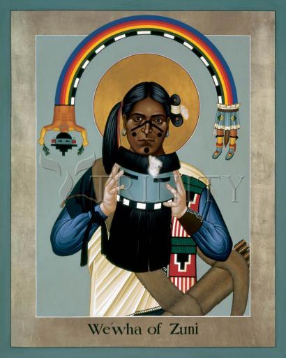 We-wha of Zuni - Giclee Print by Br. Robert Lentz, OFM - Trinity Stores