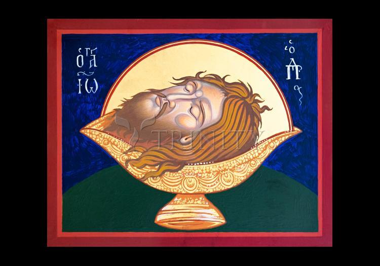 Beheading of St. John the Baptist - Holy Card by Robert Gerwing - Trinity Stores