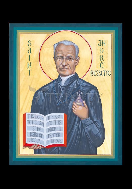 St. André Bessette - Holy Card by Robert Gerwing - Trinity Stores