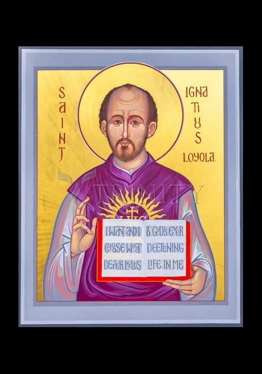 St. Ignatius Loyola - Holy Card by Robert Gerwing - Trinity Stores