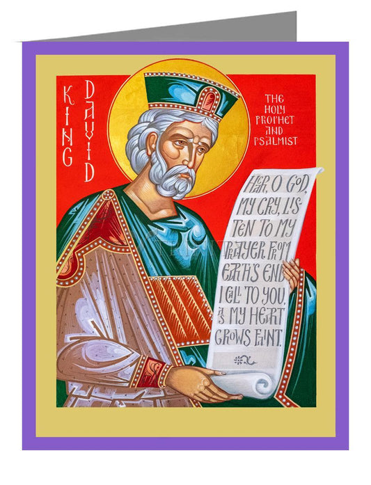 King David - Note Card by Robert Gerwing - Trinity Stores
