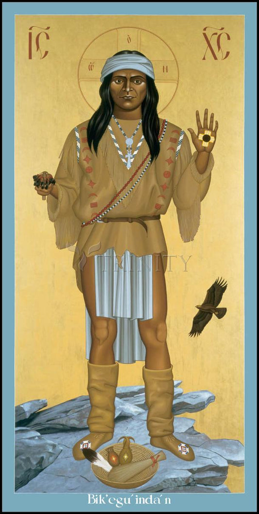 Apache Christ - Wood Plaque by Br. Robert Lentz, OFM - Trinity Stores