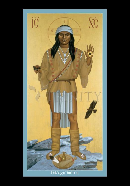 Apache Christ - Holy Card by Br. Robert Lentz, OFM - Trinity Stores