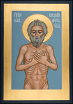 Wood Plaque - St. Basil the Blessed of Moscow by R. Lentz