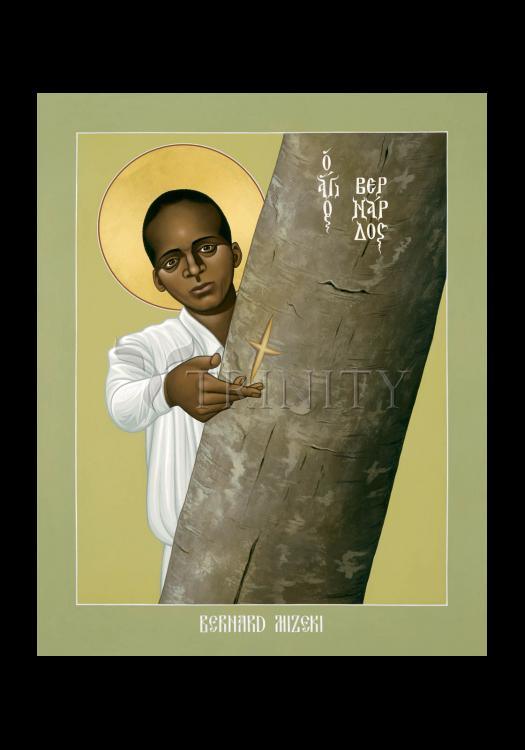 Bernard Mizeki - Holy Card by Br. Robert Lentz, OFM - Trinity Stores