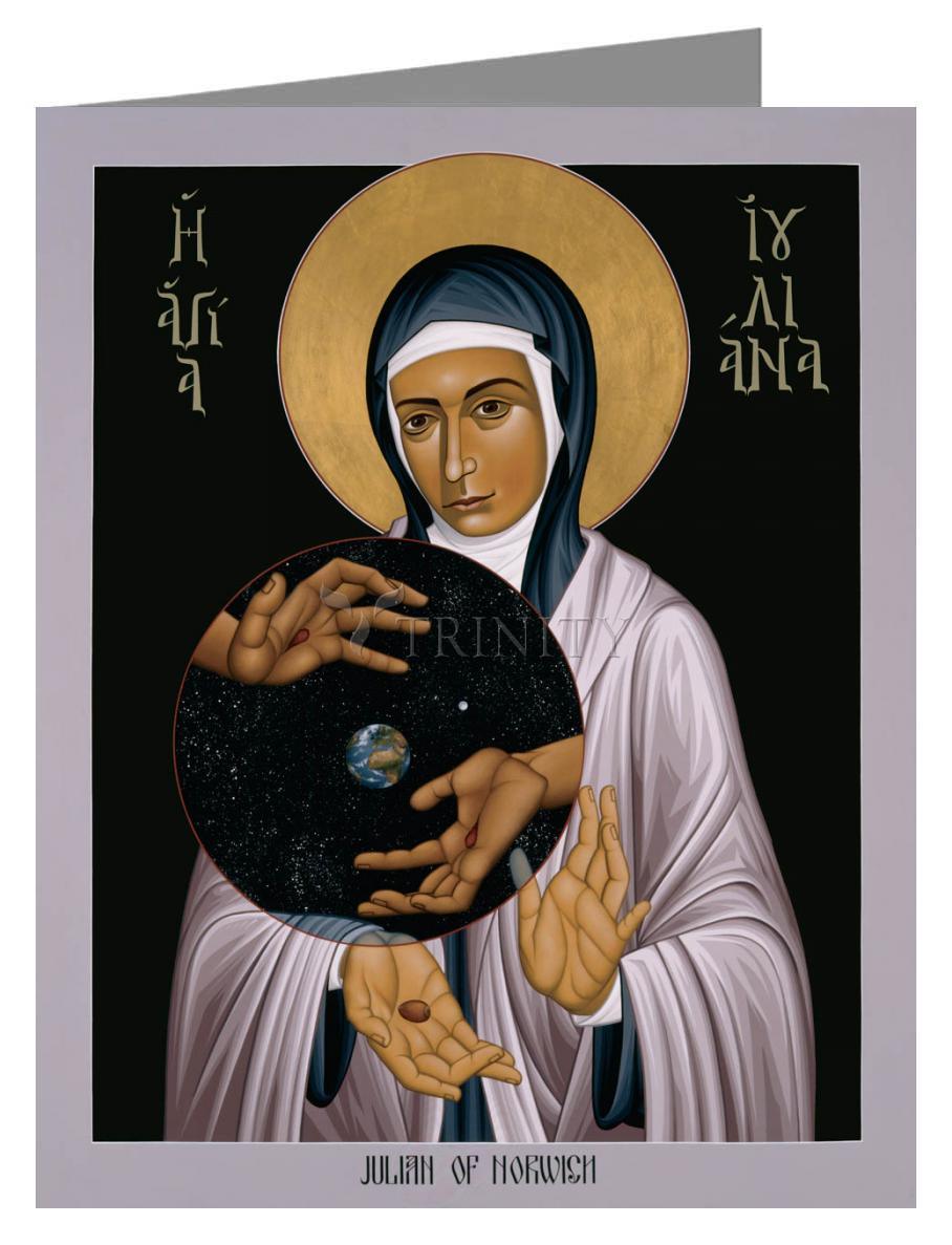 Dame Julian's Hazelnut - Note Card Custom Text by Br. Robert Lentz, OFM - Trinity Stores