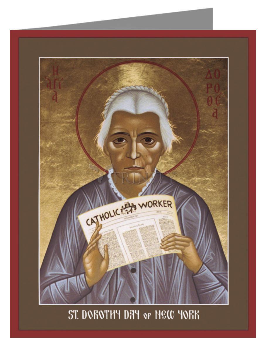 Dorothy Day of New York - Note Card by Br. Robert Lentz, OFM - Trinity Stores