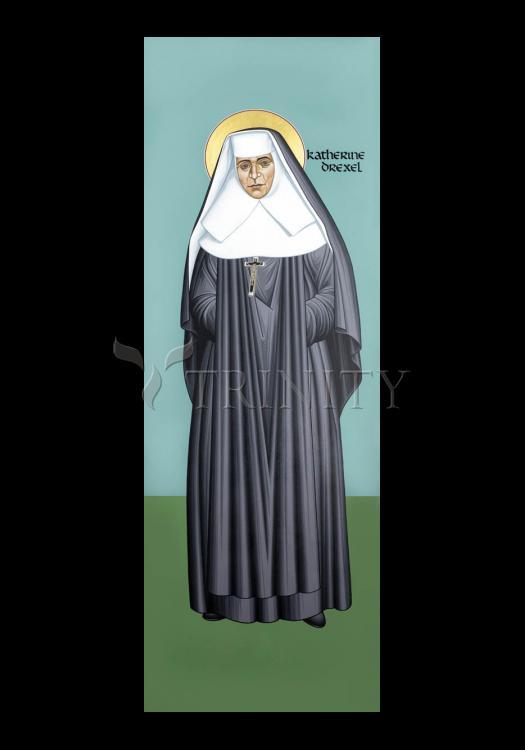 St. Katharine Drexel - Holy Card by Br. Robert Lentz, OFM - Trinity Stores