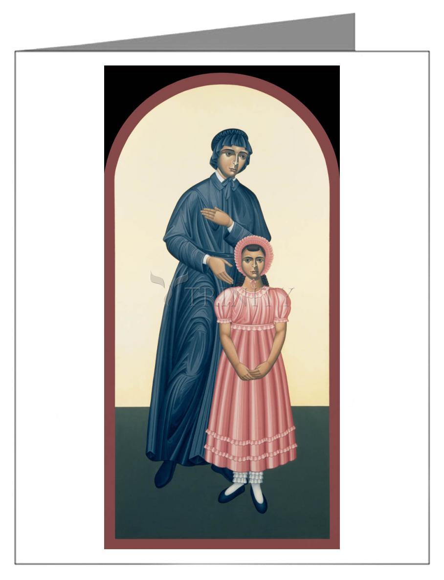 St. Elizabeth Seton - Note Card Custom Text by Br. Robert Lentz, OFM - Trinity Stores