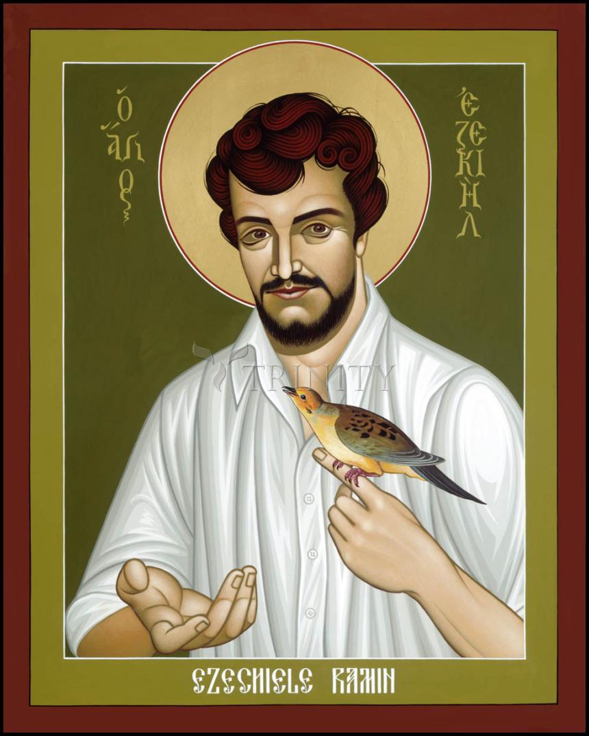 Ezechiele Ramin, MCCJ - Wood Plaque by Br. Robert Lentz, OFM - Trinity Stores