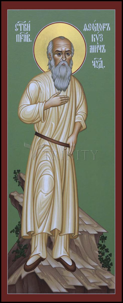 St. Feodor Kuzmich - Wood Plaque by Br. Robert Lentz, OFM - Trinity Stores