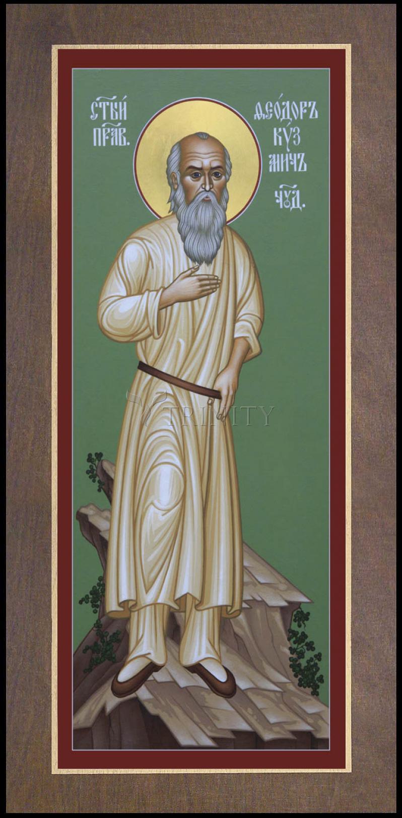St. Feodor Kuzmich - Wood Plaque Premium by Br. Robert Lentz, OFM - Trinity Stores