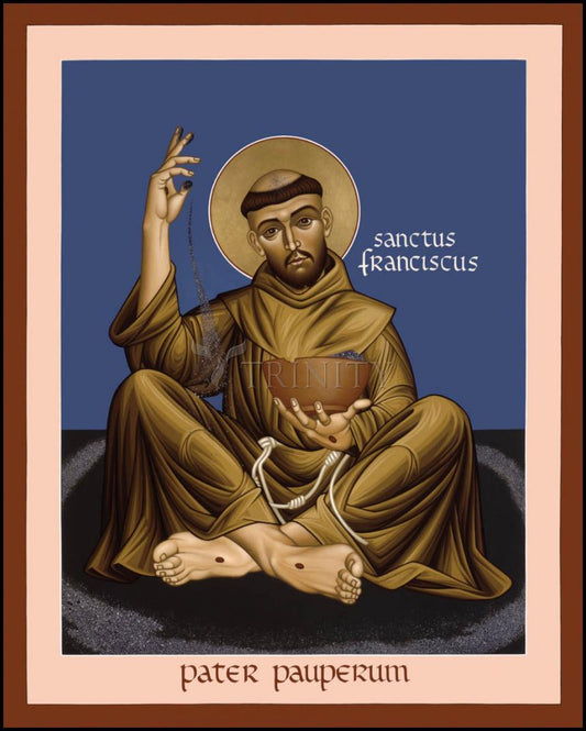 St. Francis, Father of the Poor - Wood Plaque