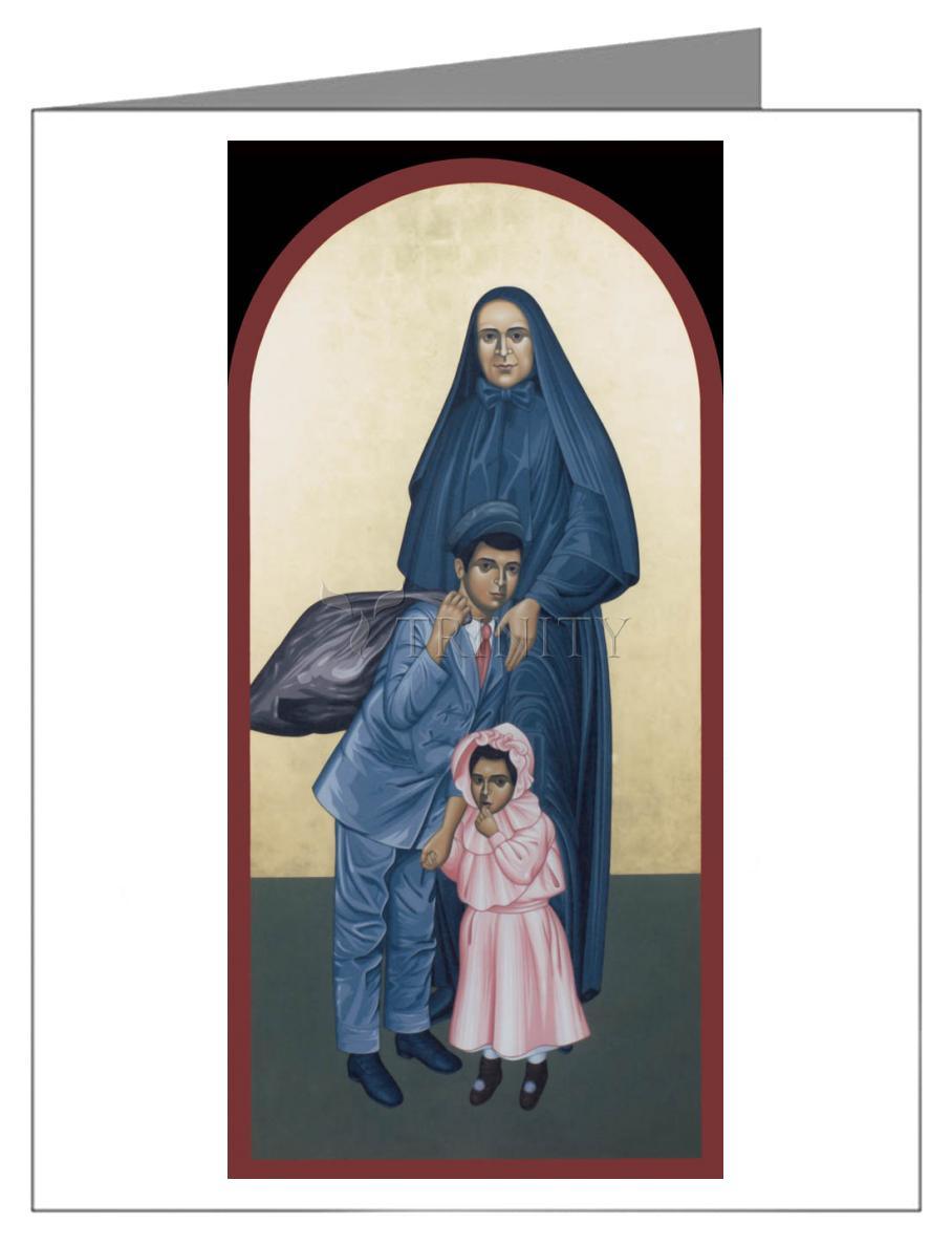 St. Frances Cabrini - Note Card by Br. Robert Lentz, OFM - Trinity Stores