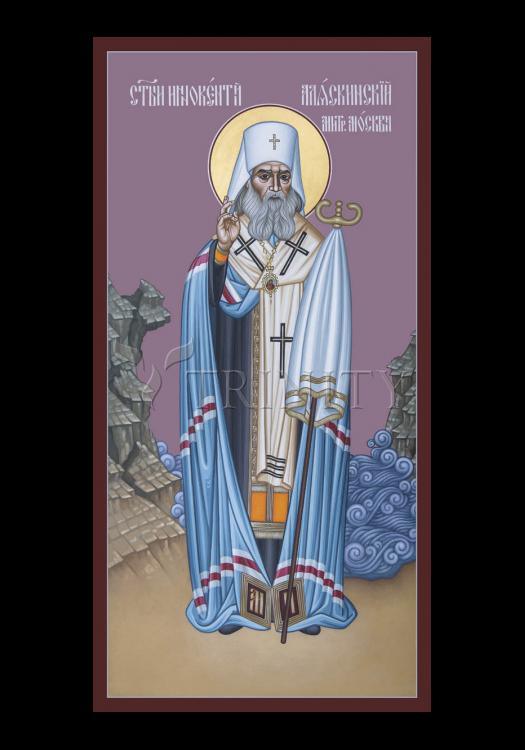 St. Innocent of Alaska - Holy Card by Br. Robert Lentz, OFM - Trinity Stores