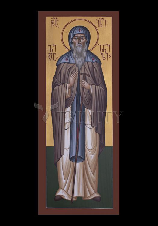 St. Ioane of Zedazeni - Holy Card by Br. Robert Lentz, OFM - Trinity Stores