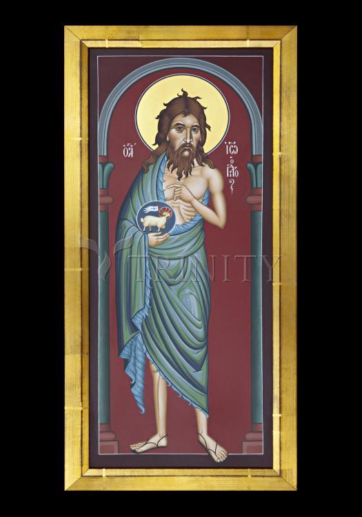 St. John the Baptist - Holy Card by Br. Robert Lentz, OFM - Trinity Stores