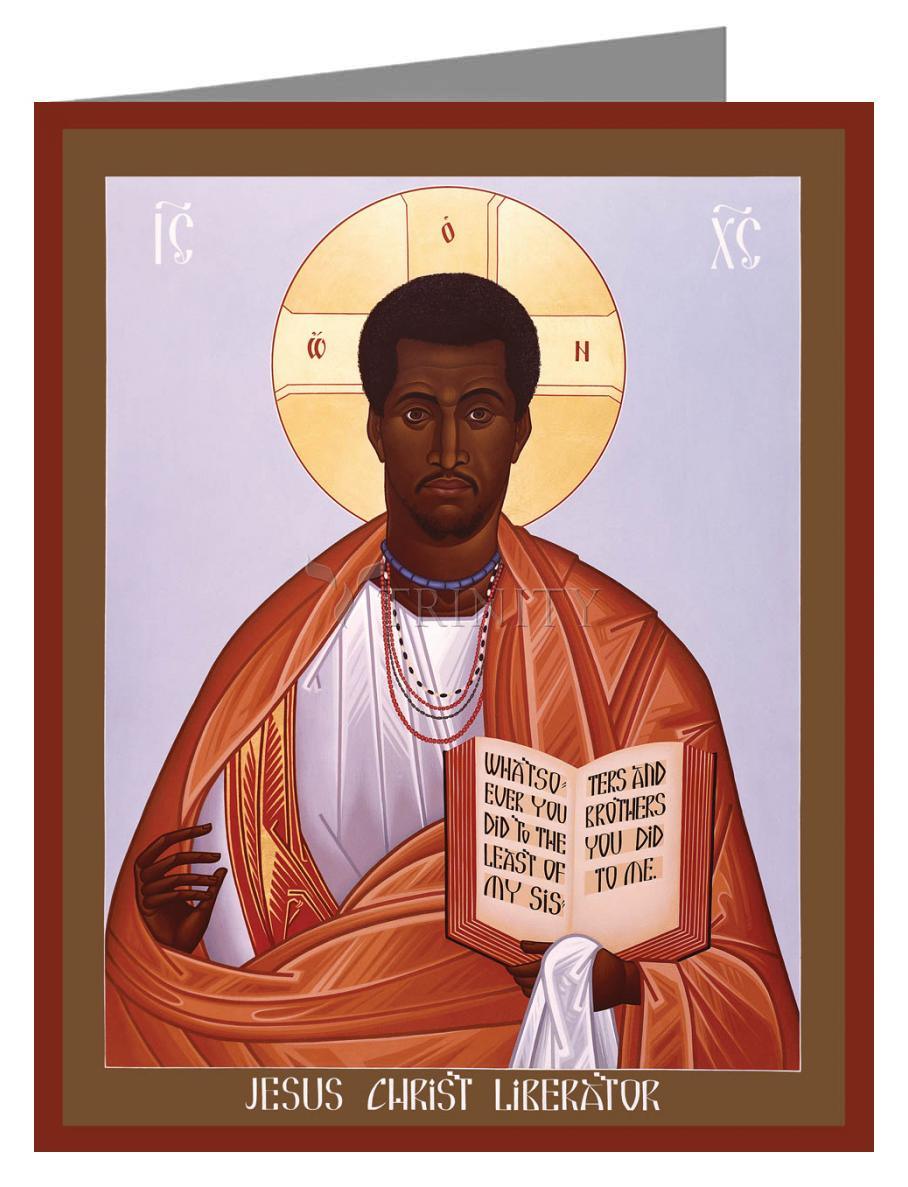 Jesus Christ: Liberator - Note Card by Br. Robert Lentz, OFM - Trinity Stores