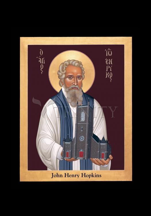 John Henry Hopkins - Holy Card by Br. Robert Lentz, OFM - Trinity Stores