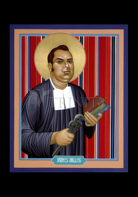Bl. James A. Miller, FSC - Holy Card by Br. Robert Lentz, OFM - Trinity Stores