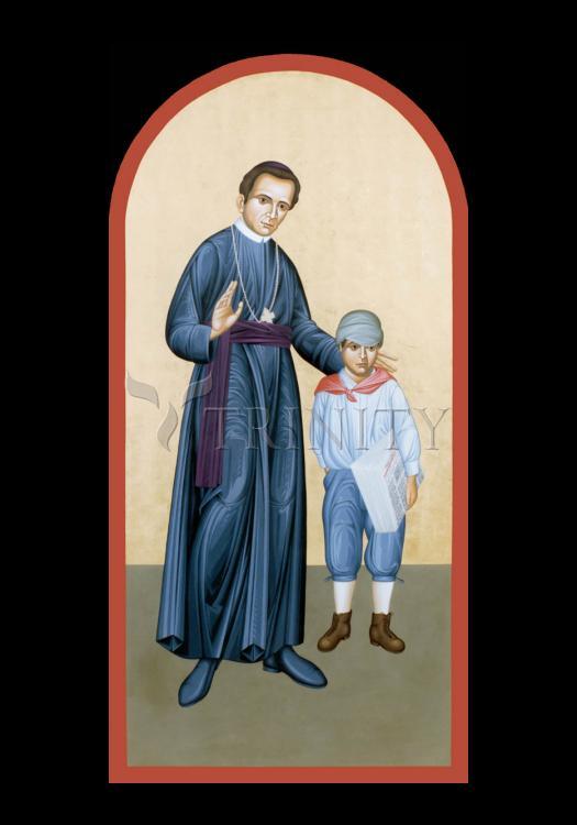 St. John Neumann - Holy Card by Br. Robert Lentz, OFM - Trinity Stores