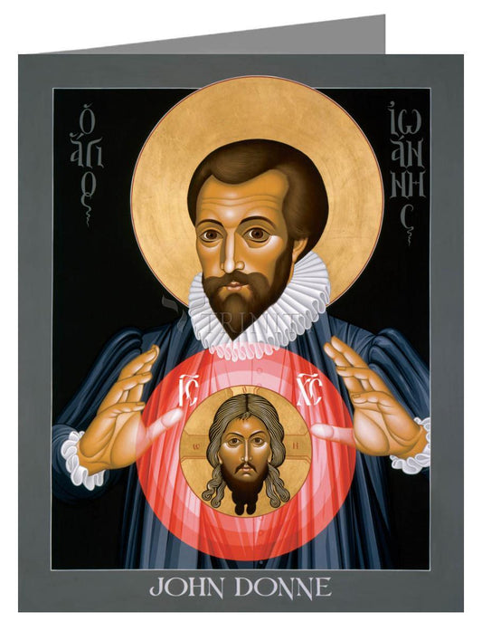 John Donne - Note Card by Br. Robert Lentz, OFM - Trinity Stores