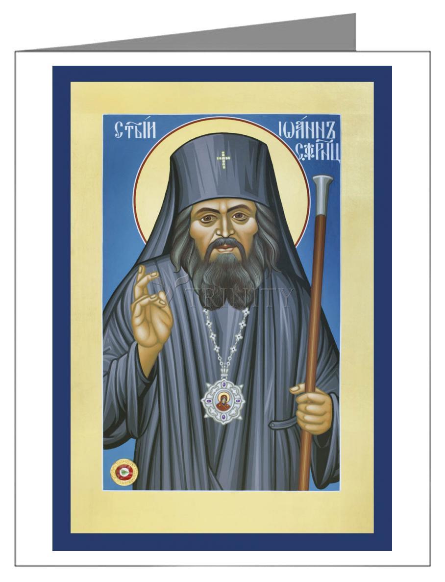 St. John Maximovitch of San Francisco - Note Card by Br. Robert Lentz, OFM - Trinity Stores