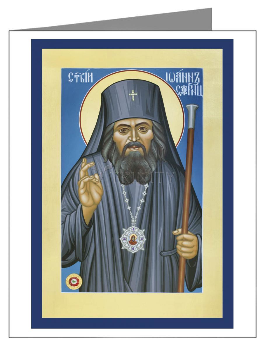 St. John Maximovitch of San Francisco - Note Card Custom Text by Br. Robert Lentz, OFM - Trinity Stores