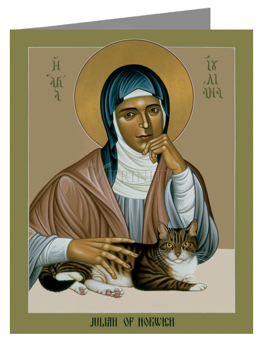 Julian of Norwich - Note Card by Br. Robert Lentz, OFM - Trinity Stores