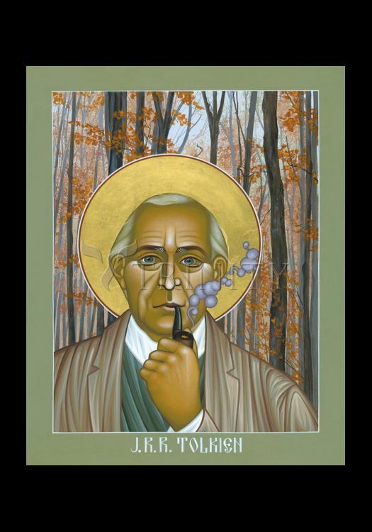 J.R.R. Tolkien - Holy Card by Br. Robert Lentz, OFM - Trinity Stores